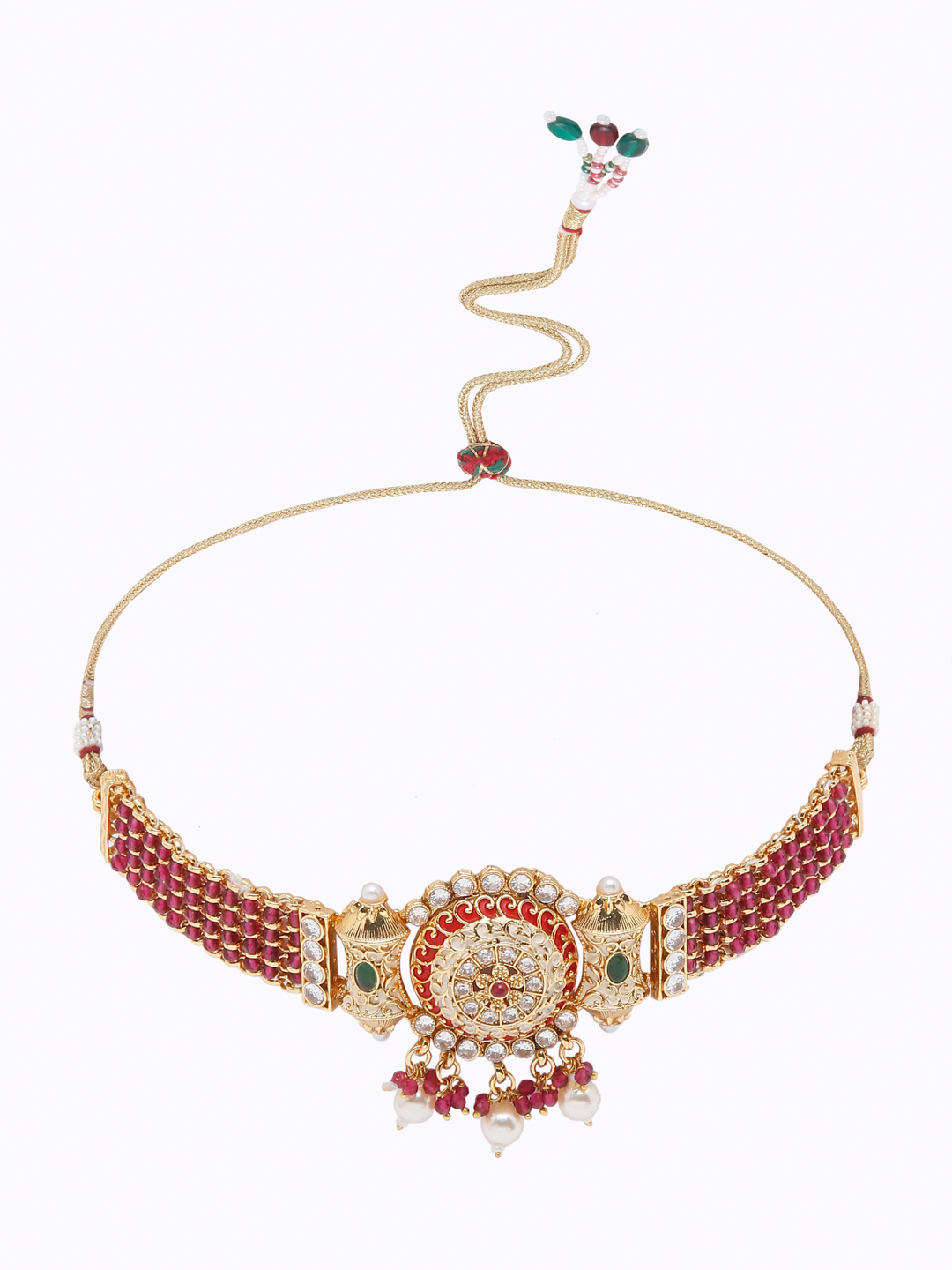 YouBella Jewellery Celebrity Inspired Gold Plated Necklace Jewellery Set for Girls and Women